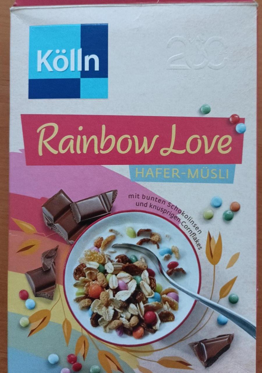 Fotografie - Hafer-müsli rainbow love Kölln