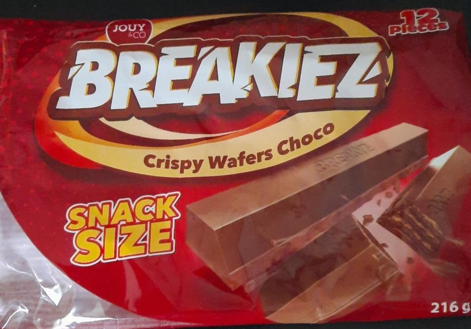 Fotografie - Breakiez Crispy Wafers Choco Jouy&Co