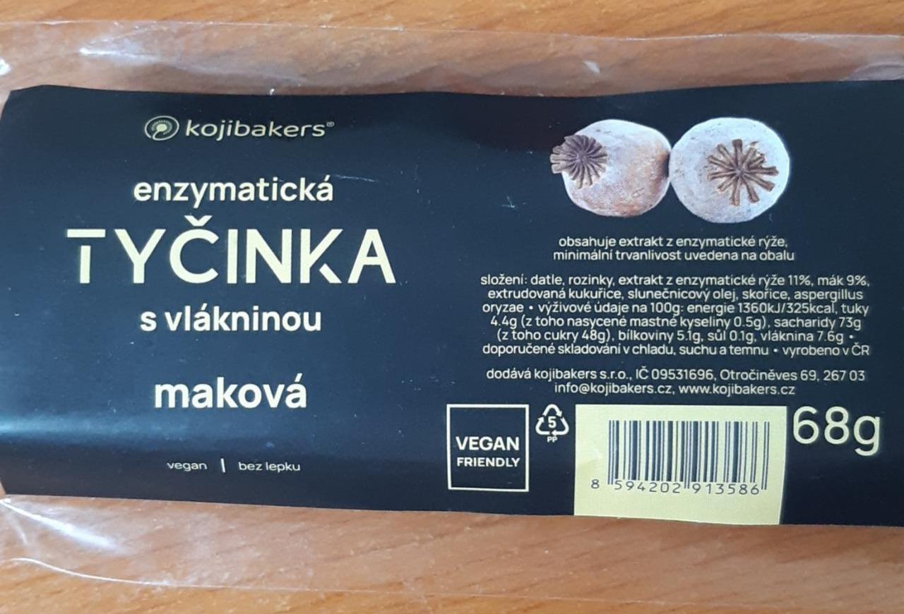 Fotografie - Enzymatická tyčinka s vlákninou maková Kojibakers