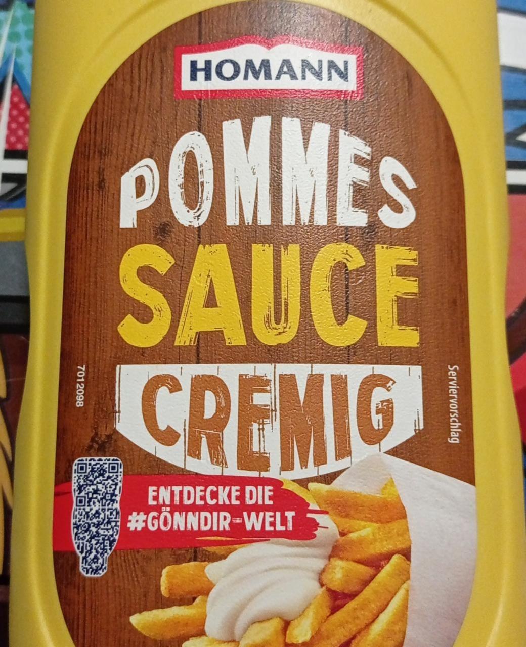 Fotografie - Pommes sauce cremig Homann