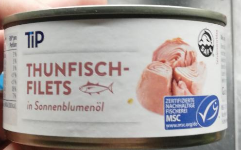 Fotografie - TIP Thunfisch filet in Sonnenblumenöl