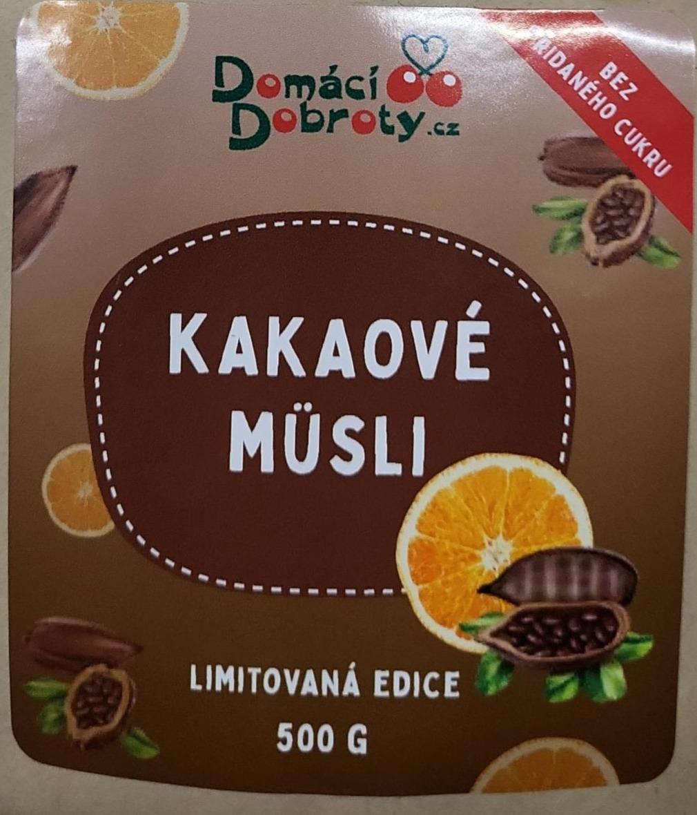 Fotografie - Kakaové müsli Domácí dobroty.cz