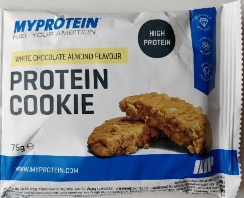 Fotografie - Protein Cookie White chocolate & Almond Myprotein