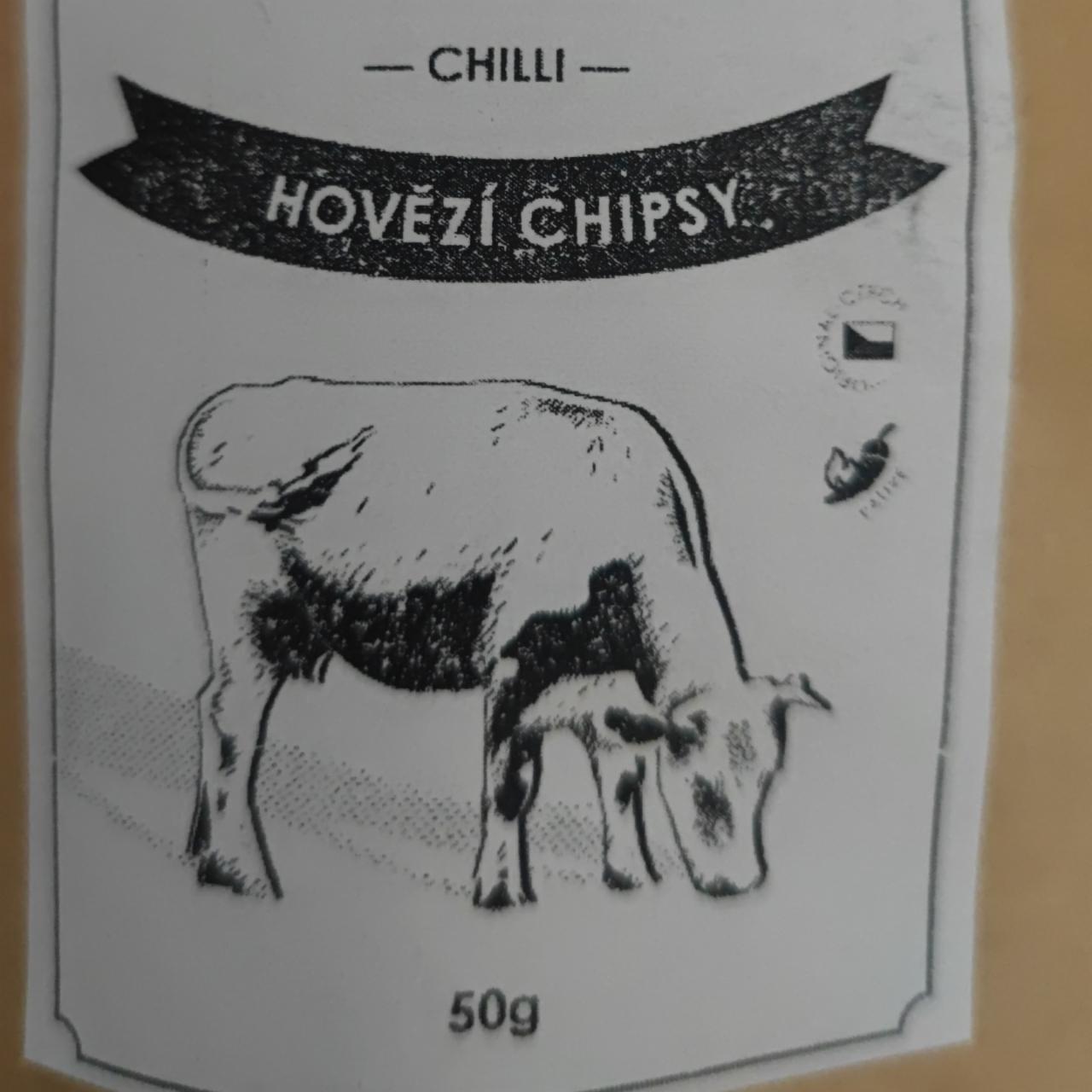 Fotografie - Hovězí chipsy Chilli Pravá klobása