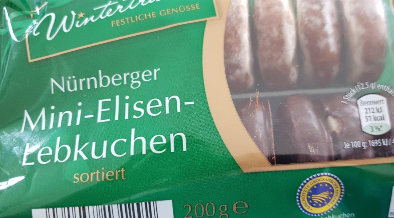 Fotografie - Nürnberger Mini-Elisen-Lebkuchen Wintertraum