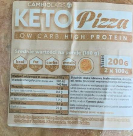 Fotografie - Keto Pizza Cambiolabs