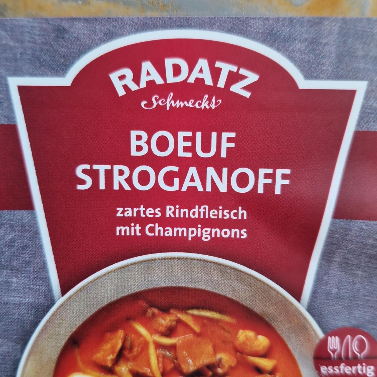 Fotografie - Boeuf Stroganoff Radatz Schmeckt