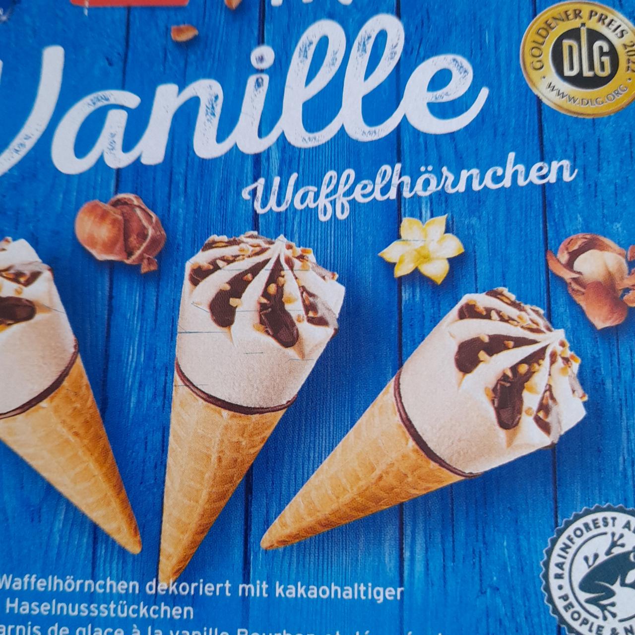 Fotografie - Vanille Waffelhörnchen