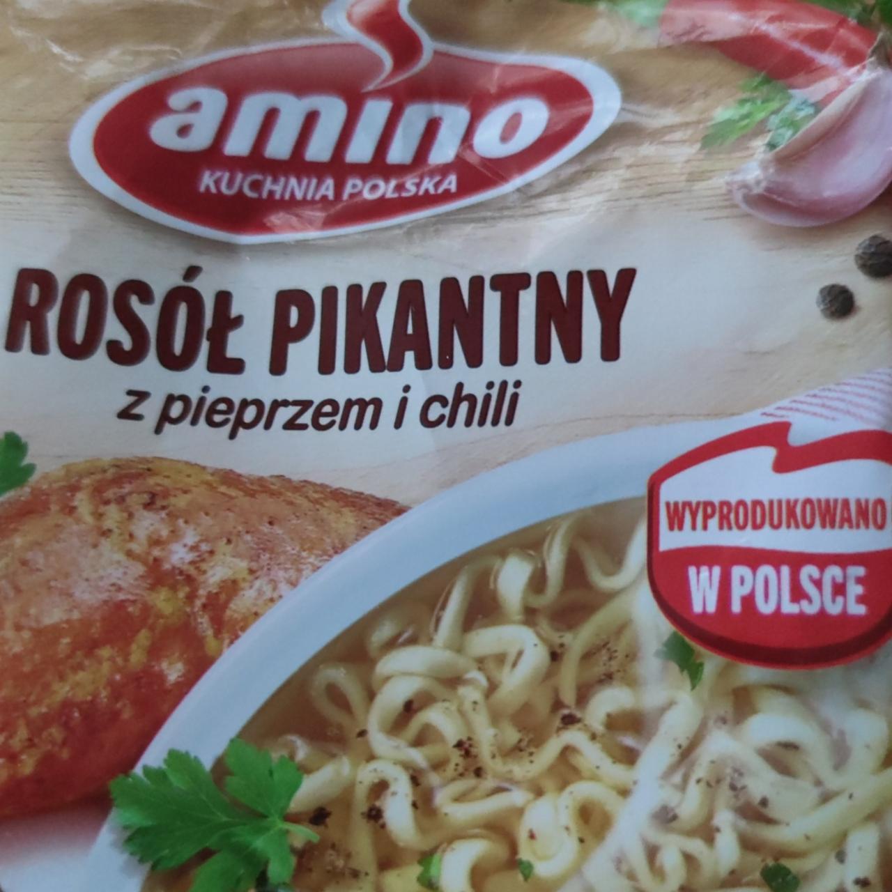 Fotografie - Rosól pikantny z pieprzem i chili Amino