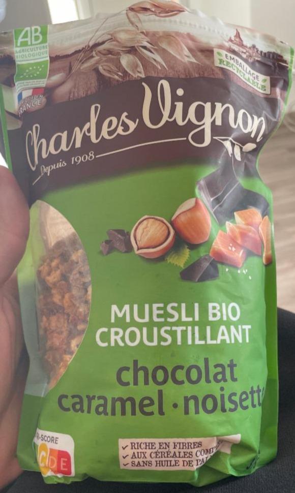 Fotografie - Muesli Bio Croustillant Chocolat Caramel Noisette Charles Vignon