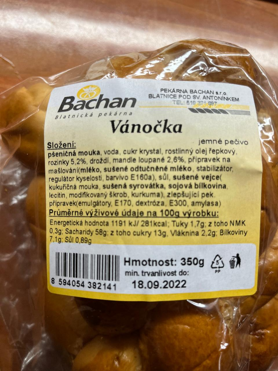 Fotografie - Vánočka Bachan