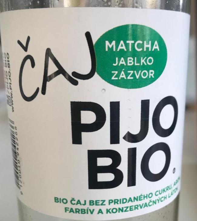 Fotografie - Čaj matcha jablko zázvor Pijo bio