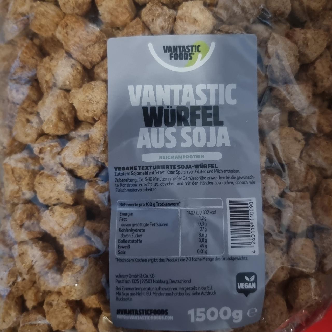 Fotografie - Vantastic würfel aus soja Vantastic Foods