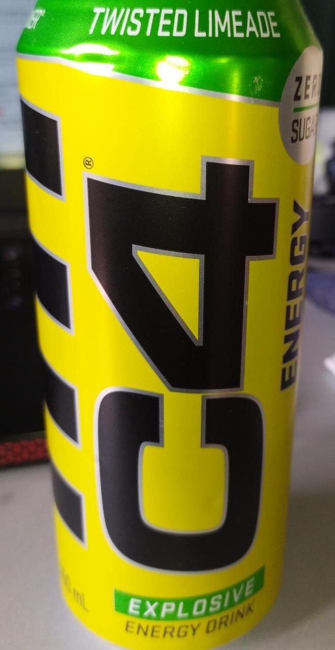 Fotografie - C4 Energy drink Explosive Twisted Limeade Cellucor