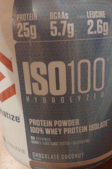 Fotografie - DYMATIZE PROTEIN ISO 100 HYDROLYZED