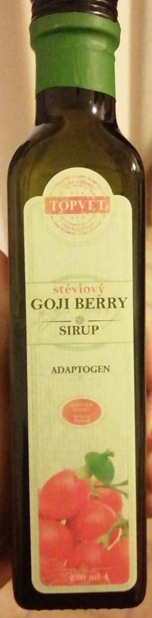 Fotografie - Goji Berry sirup stéviový Topvet