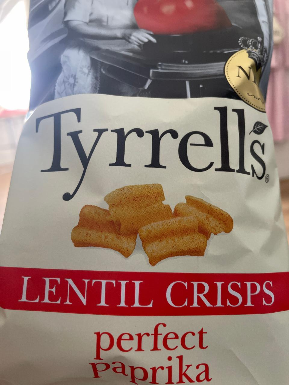 Fotografie - Lentil Crisps Perfect Paprika Tyrrell's