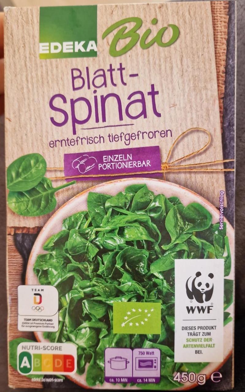 Fotografie - Blattspinat Edeka Bio