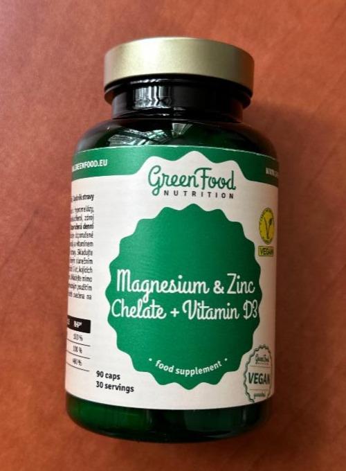 Fotografie - Magnesium & zinc chelate + vitamin D3 Green food