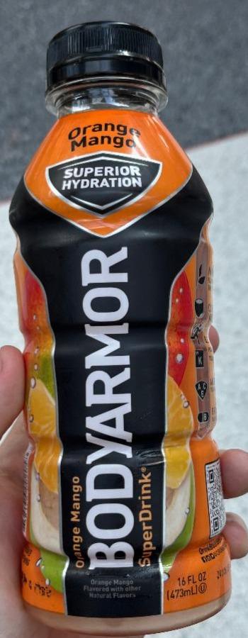 Fotografie - Super drink superior hydration drink orange mango BodyArmor