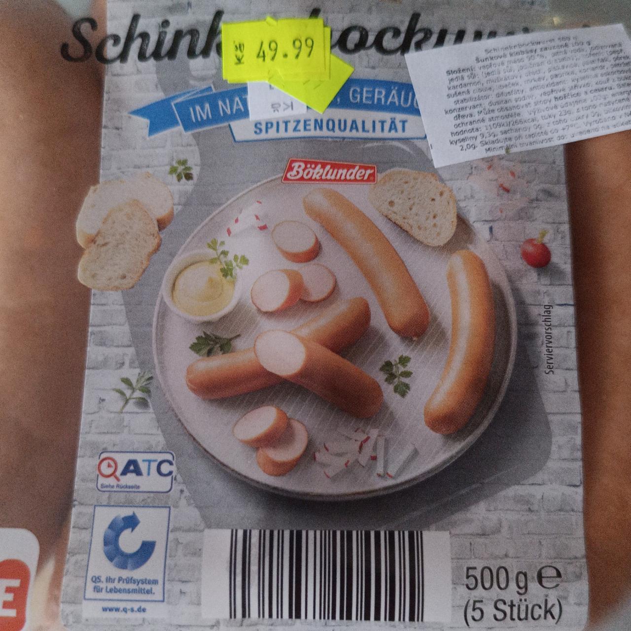 Fotografie - Schinkenbockwurst Gut drei Eichen