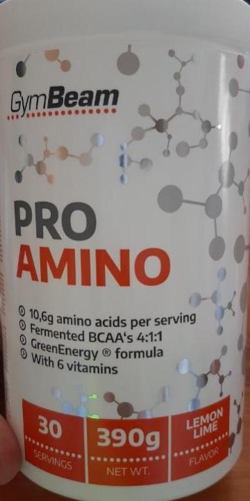 Fotografie - PRO AMINO lemon lime GymBeam