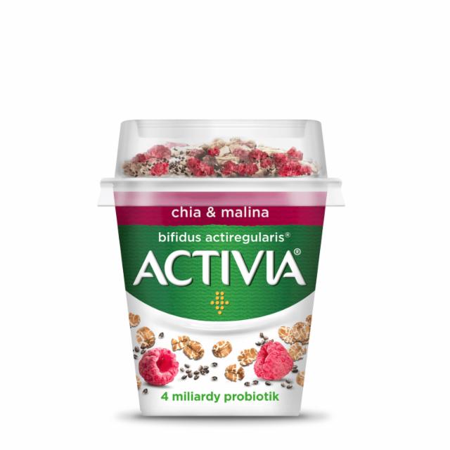 Fotografie - Activia chia & malina s granolou Danone