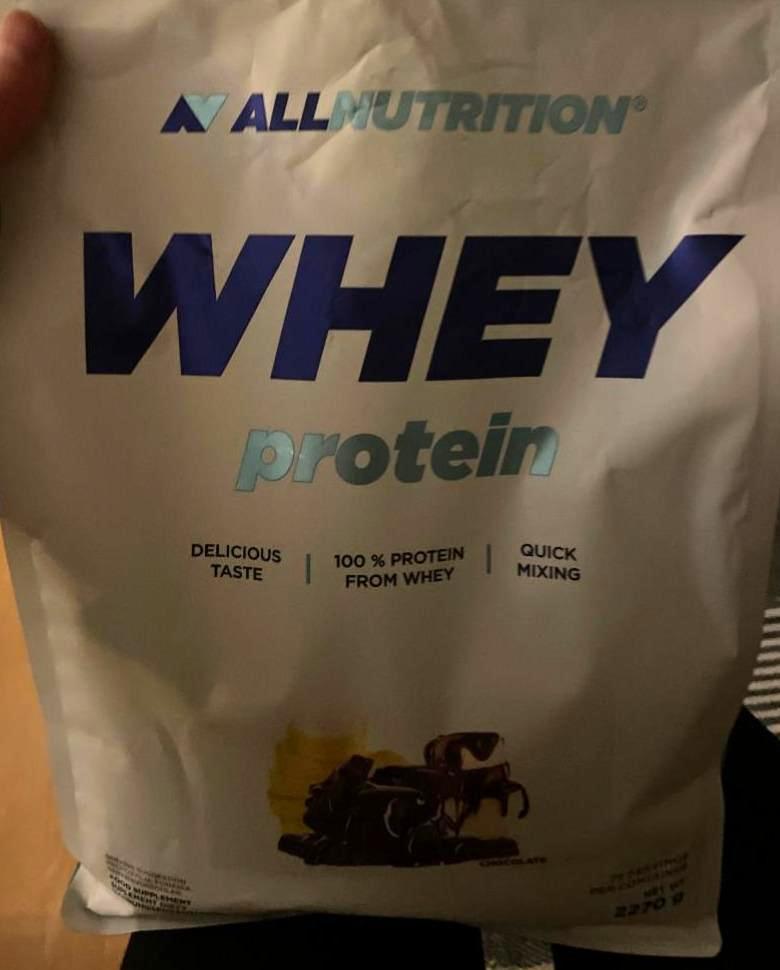 Fotografie - Whey Protein Chocolate Banane AllNutrition