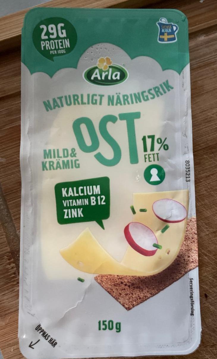 Fotografie - Naturligt naringsrik ost mild & krämig 17% fett Arla