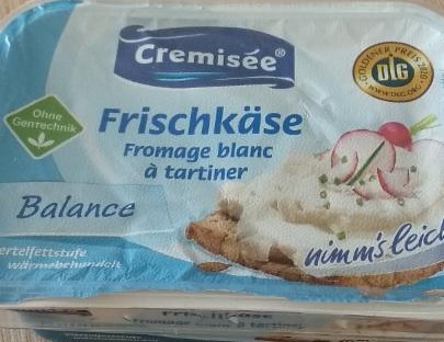 Fotografie - Cremisee Frischkäse Balance 15%tuk