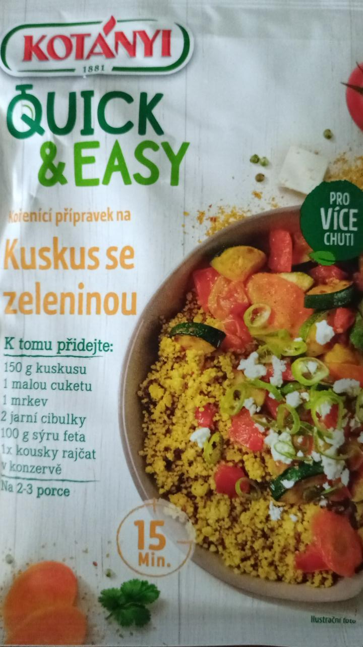 Fotografie - Quick&Easy Kuskus se zeleninou Kotányi