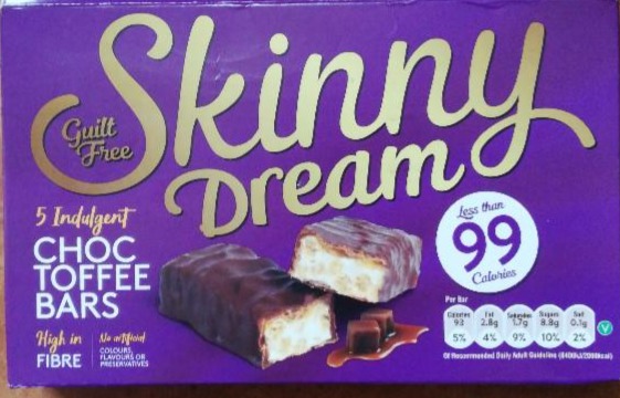 Fotografie - Skinny Dream Indulgent Choc Toffee Bars