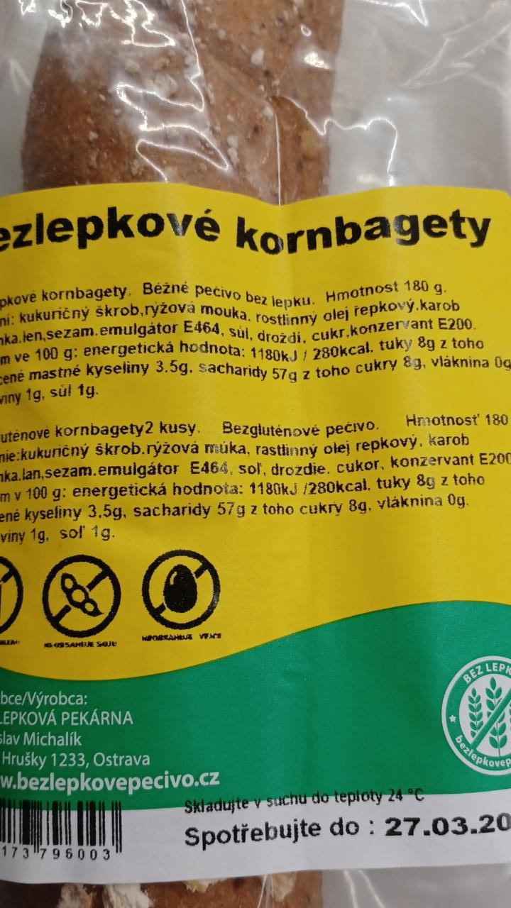 Fotografie - Bezlepkové kornbagety Bezlepková pekárna Michalík