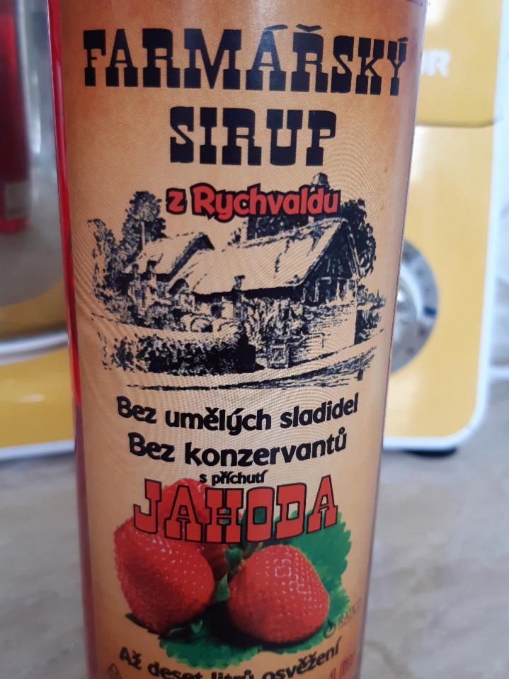 Fotografie - Farmářský sirup z Rychvaldu Jahoda