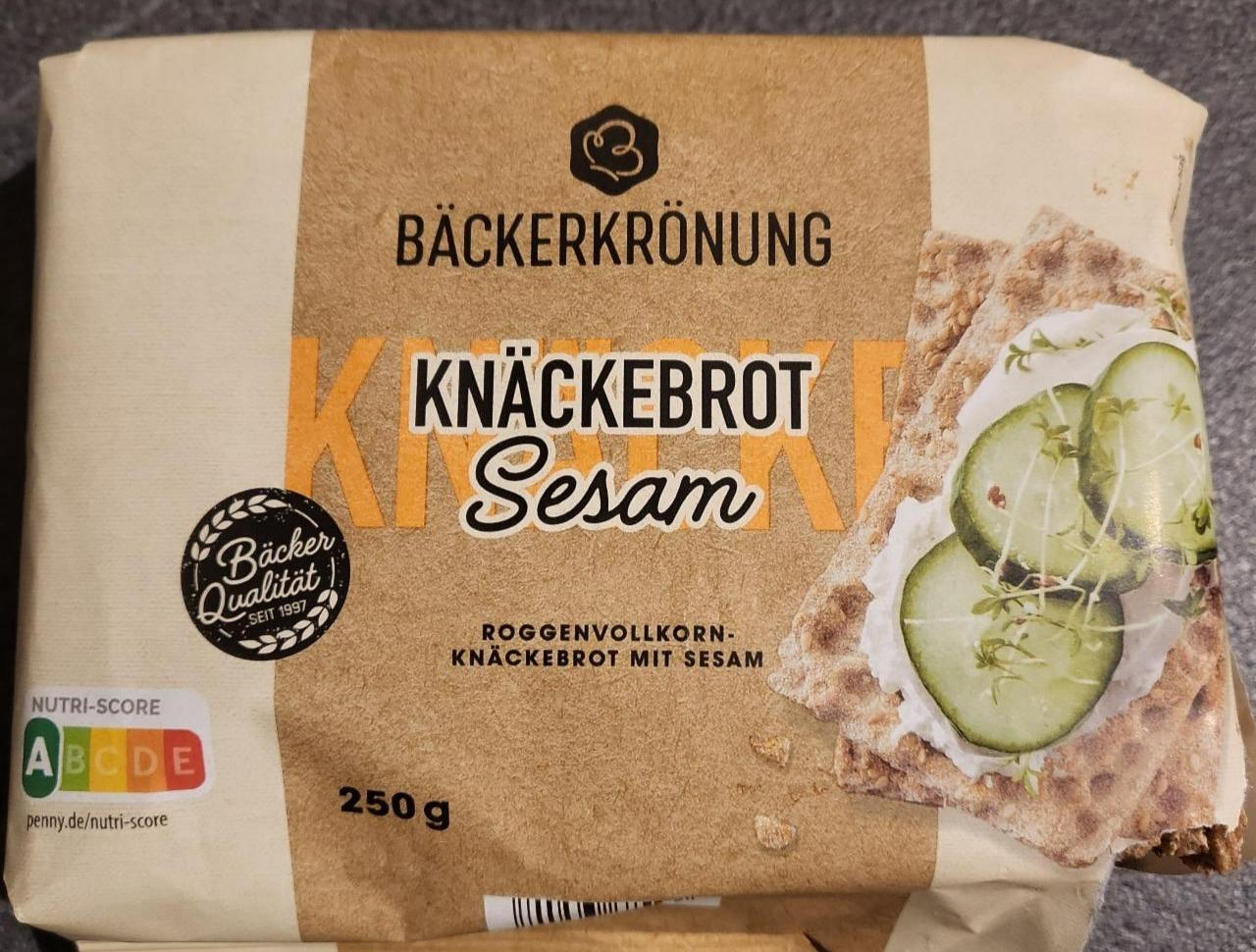 Fotografie - Knäckebrot sezam Bäckerkrönung