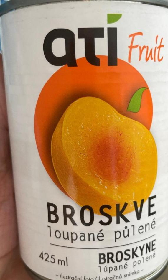 Fotografie - Broskve loupané půlené Ati Fruit