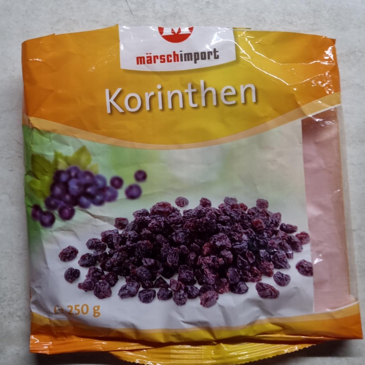 Fotografie - Korinthen Märschimport