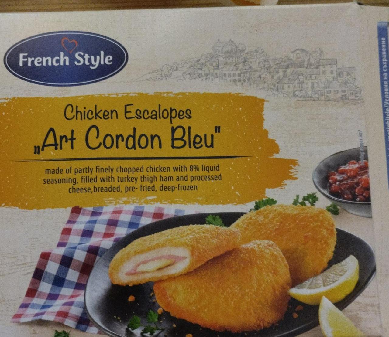 Fotografie - Chickne Escalopes Art Cordon Bleu French style