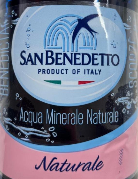 Fotografie - Acqua Minerale Naturale San Benedetto