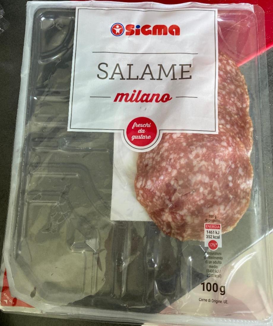 Fotografie - Salame milano Sigma