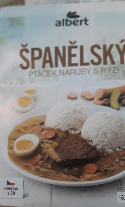 Fotografie - Španělský ptáček naruby s rýží Albert