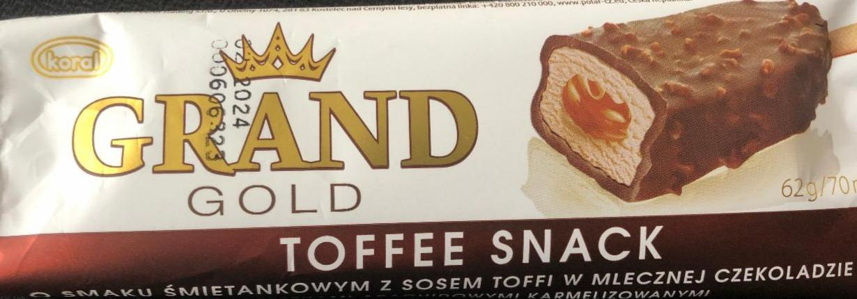 Fotografie - Grand gold toffee snack Koral