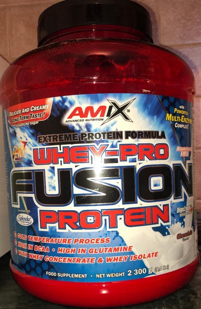 Fotografie - Whey pro fusion protein double white chocolate Amix Nutrition