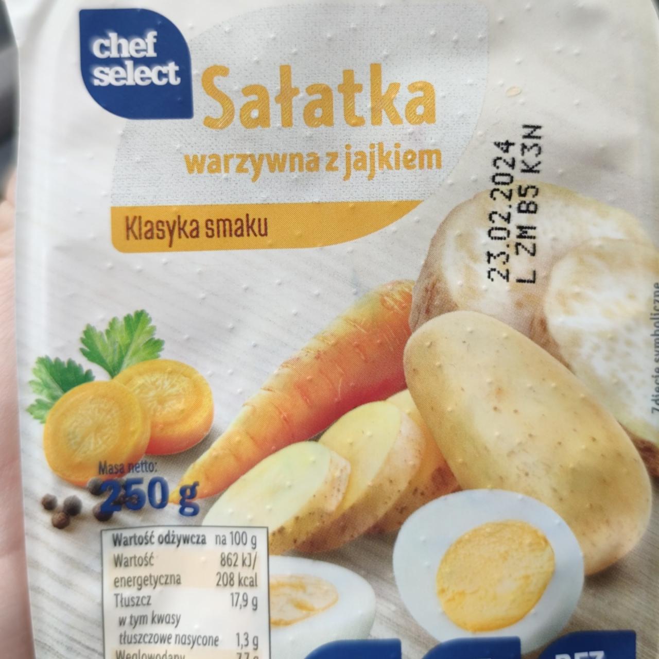 Fotografie - Sałatka warzywna z jajkiem klasyka smaku Chef Select