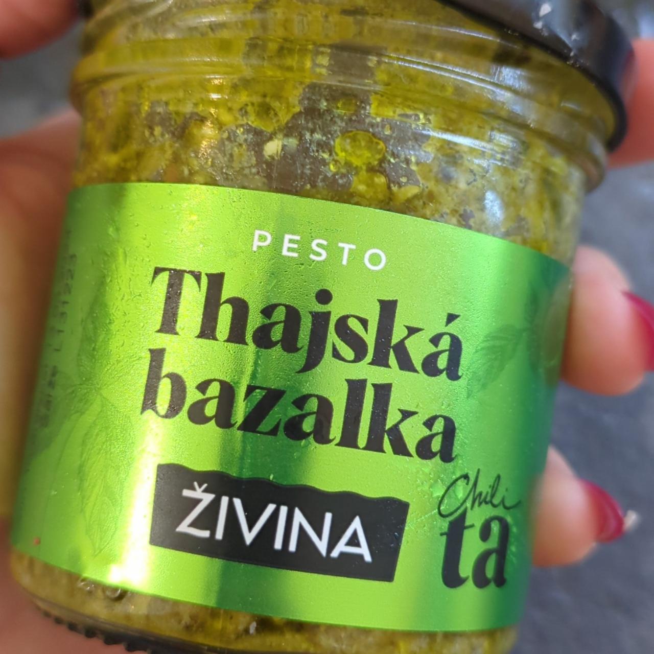 Fotografie - Pesto Thajská bazalka Chili ta Živina