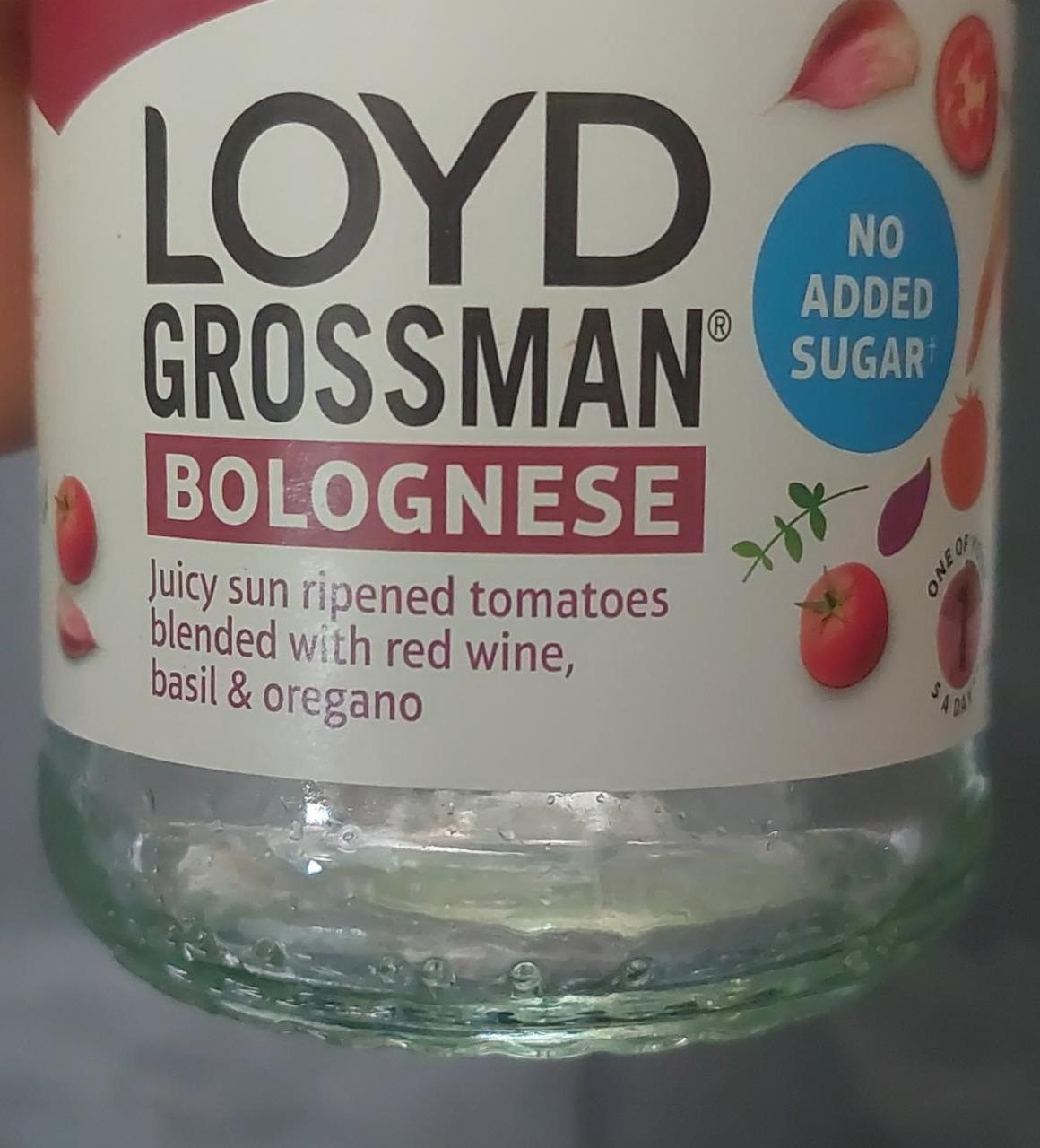 Fotografie - No Added Sugar Bolognese Loyd Grossman