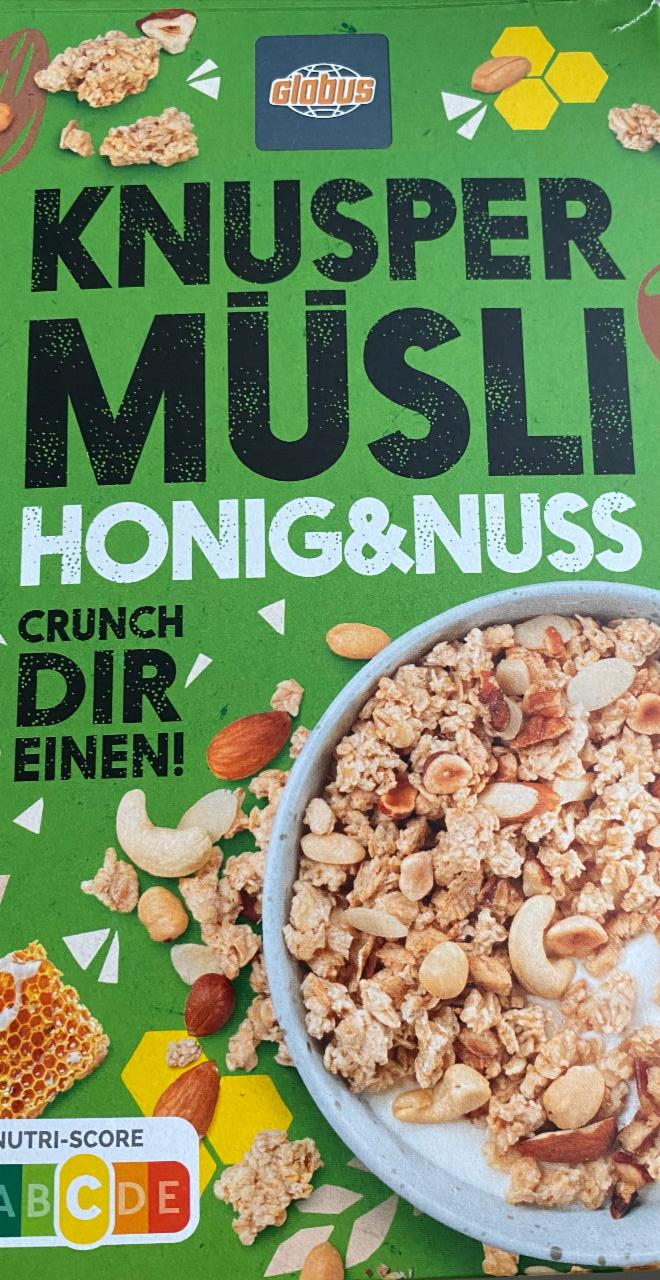 Fotografie - Knusper Müsli Honig & Nuss Globus