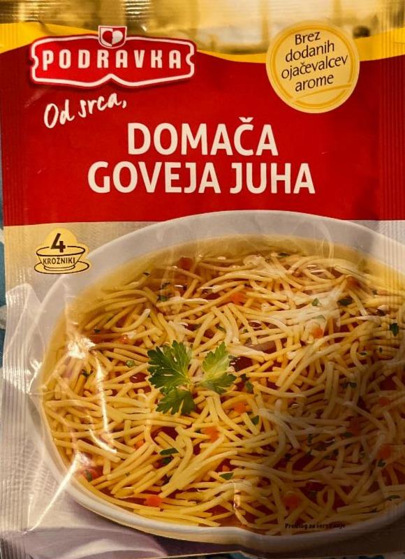 Fotografie - Domača Goveja Juha Podravka