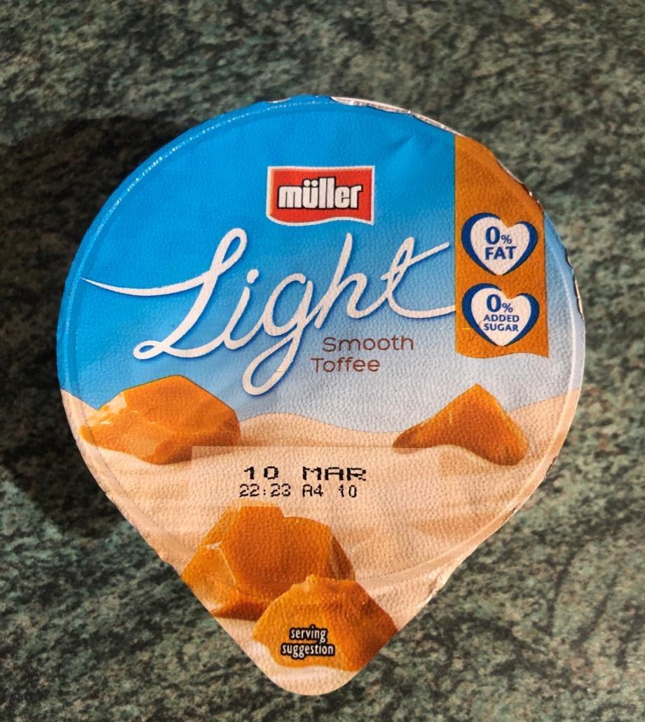 Fotografie - Light Smooth Toffee Yogurt Müller