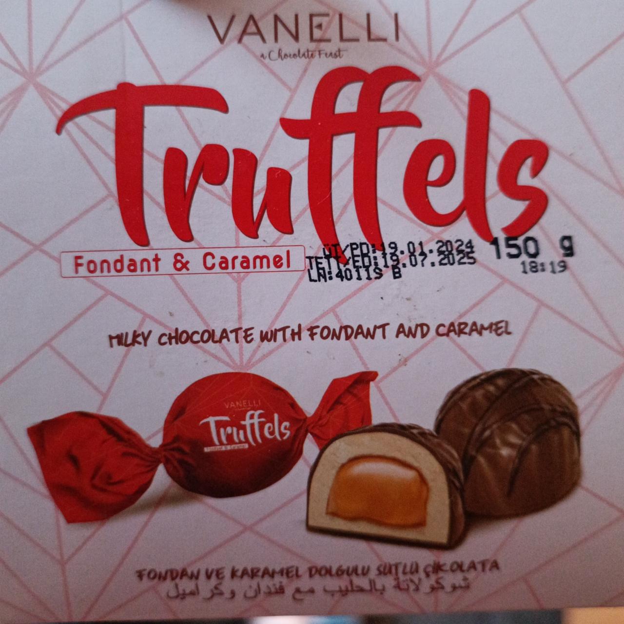 Fotografie - Truffels fondant & caramel Vanelli